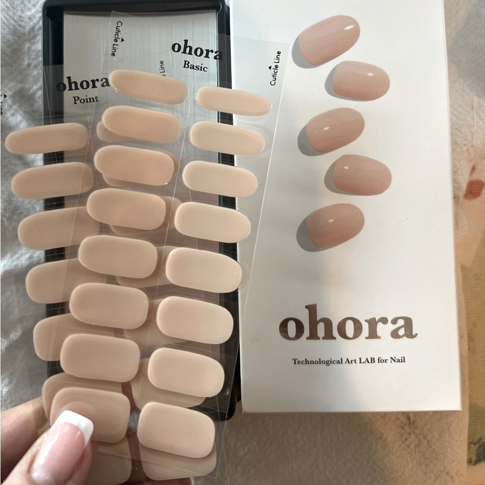 Ohora bundle 4 packs Semi Cured gel nail strips New and Unused
